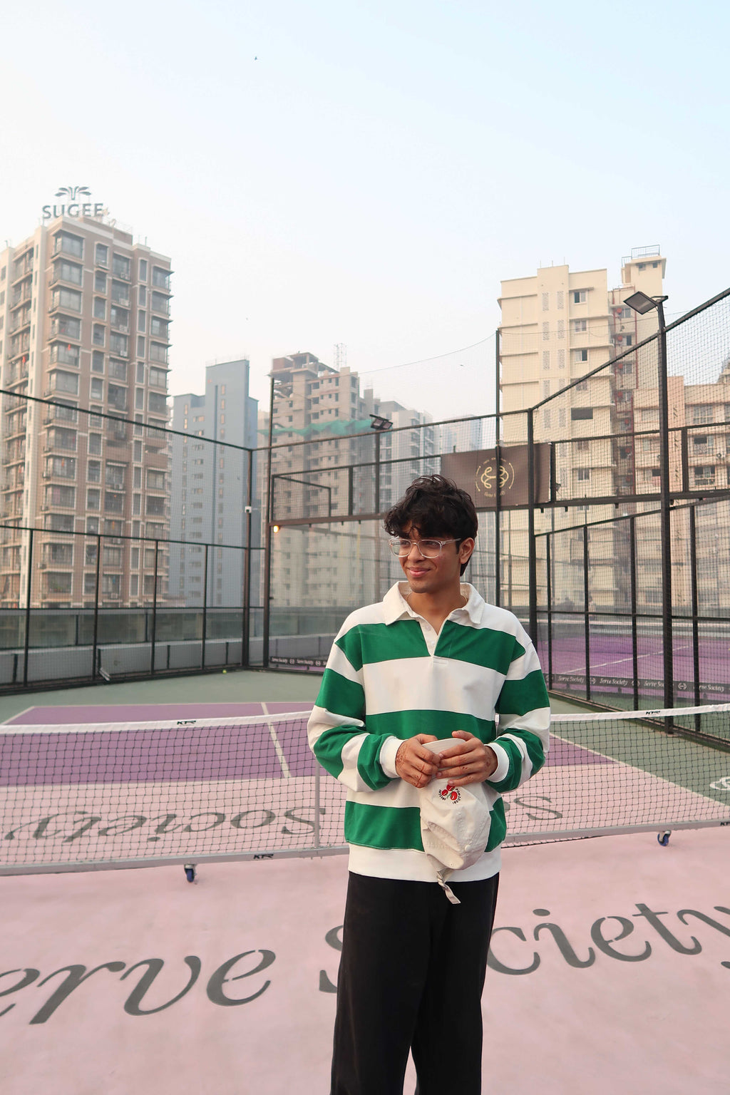 Classic Stripe Polo Sweatshirts