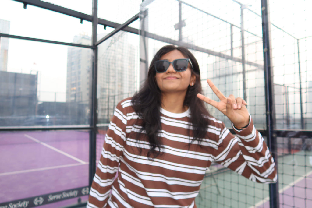 Mocha Stripe Tshirt
