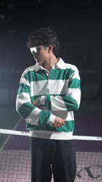 Classic Stripe Polo Sweatshirts